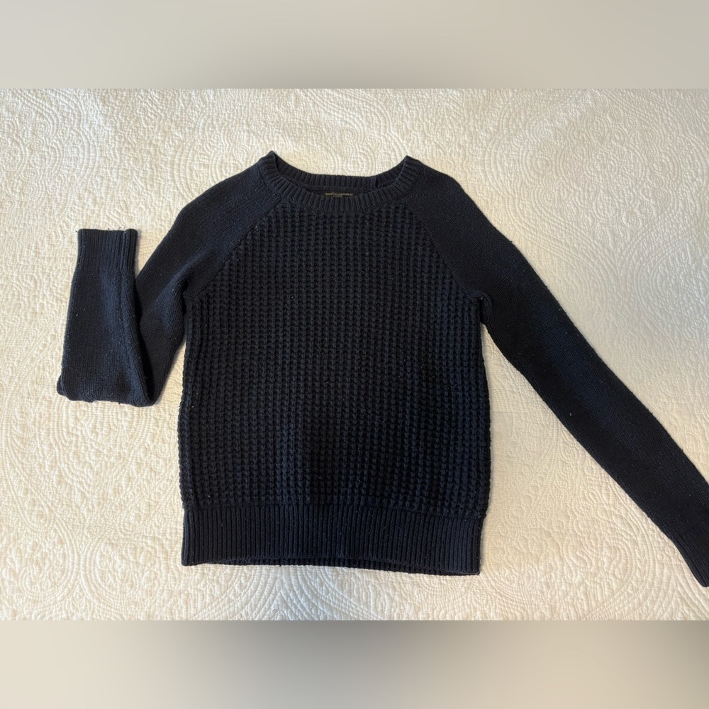 Banana Republic Textured Navy Sweater - xs